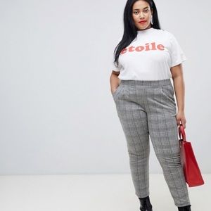 Vero Moda Curve Check Cigarette PANTS
